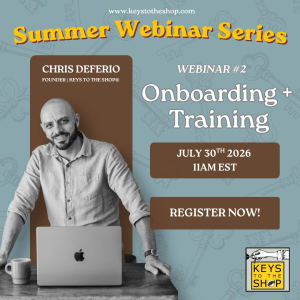 Summer Series Webinar #2: Onboarding + Training